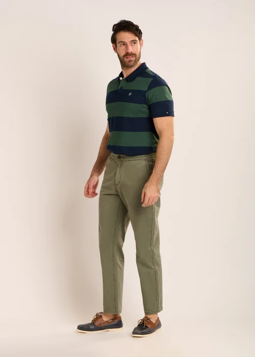 Brakeburn Khaki Dodworth Chino Trousers - 32 Image 4