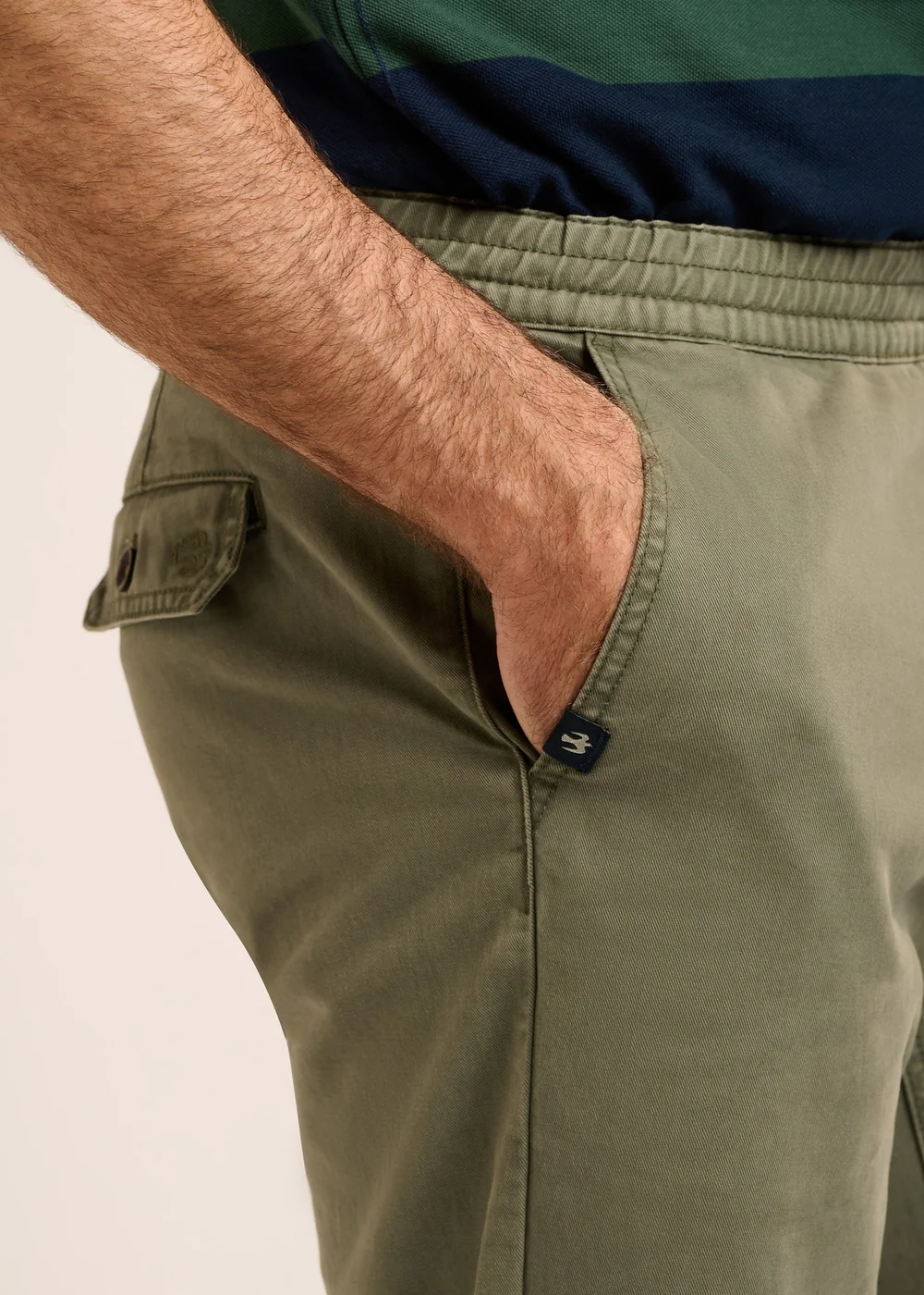 Brakeburn Khaki Dodworth Chino Trousers - 32 Image 5