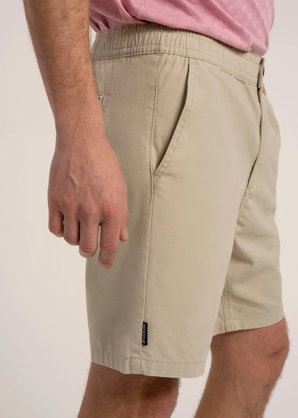 Brakeburn Stone Delvin Textured Shorts - 36 Image 5