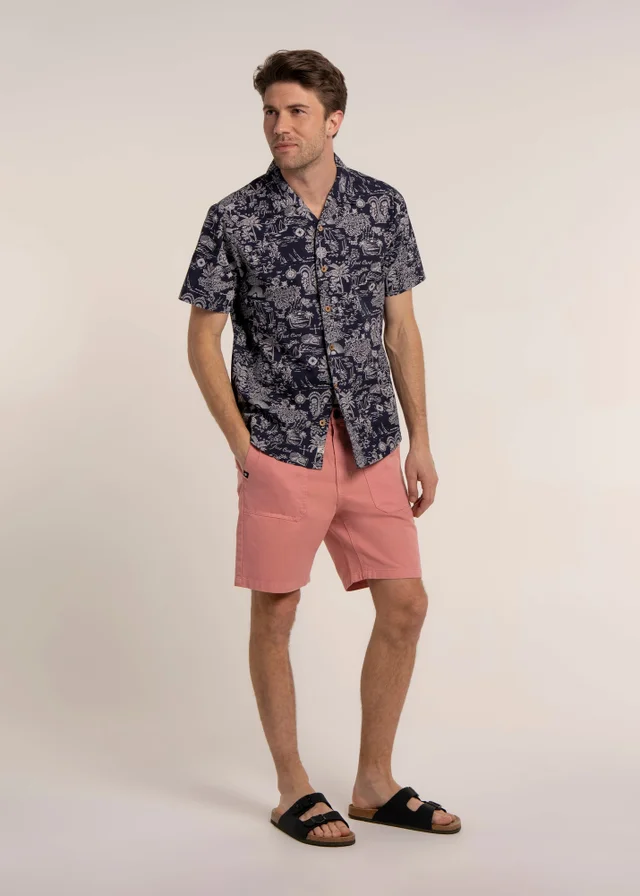 Brakeburn Pink Deanshanger Chino Shorts
