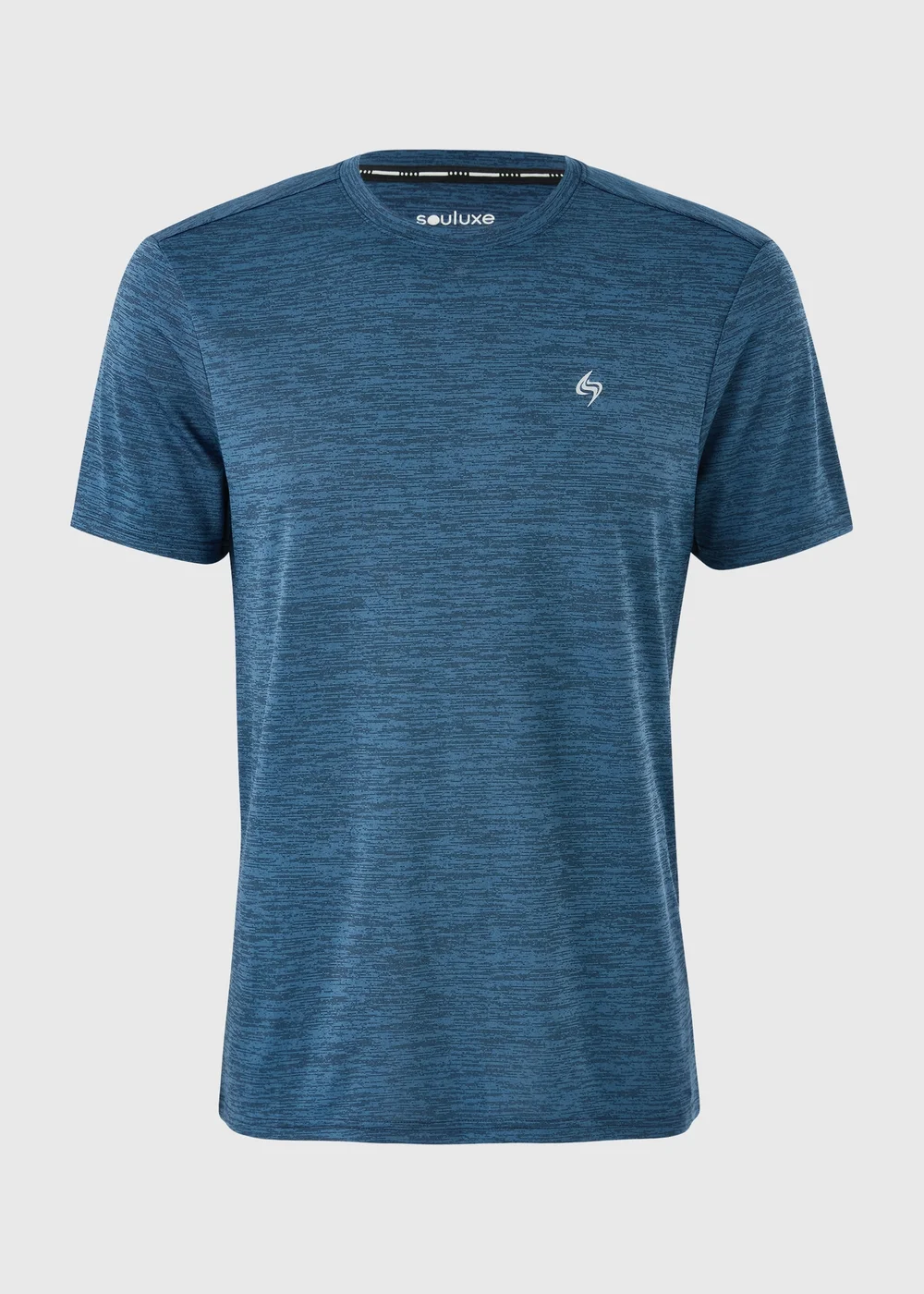 Souluxe Navy Two-Toned Sports T-Shirt - Extra small Image 1