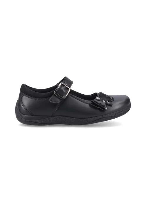 Hush Puppies Black Julie Ballerina Jnr (4–10 Years) - 1 Infants Image 1