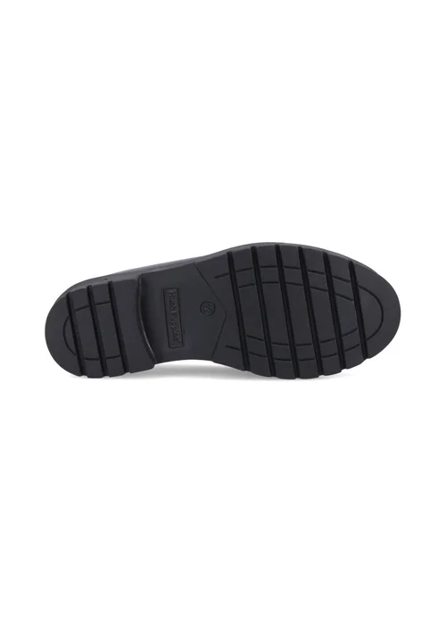 Hush Puppies Black Hazel Snaffle Patent (7-15 Years) - 13 Infants Image 4