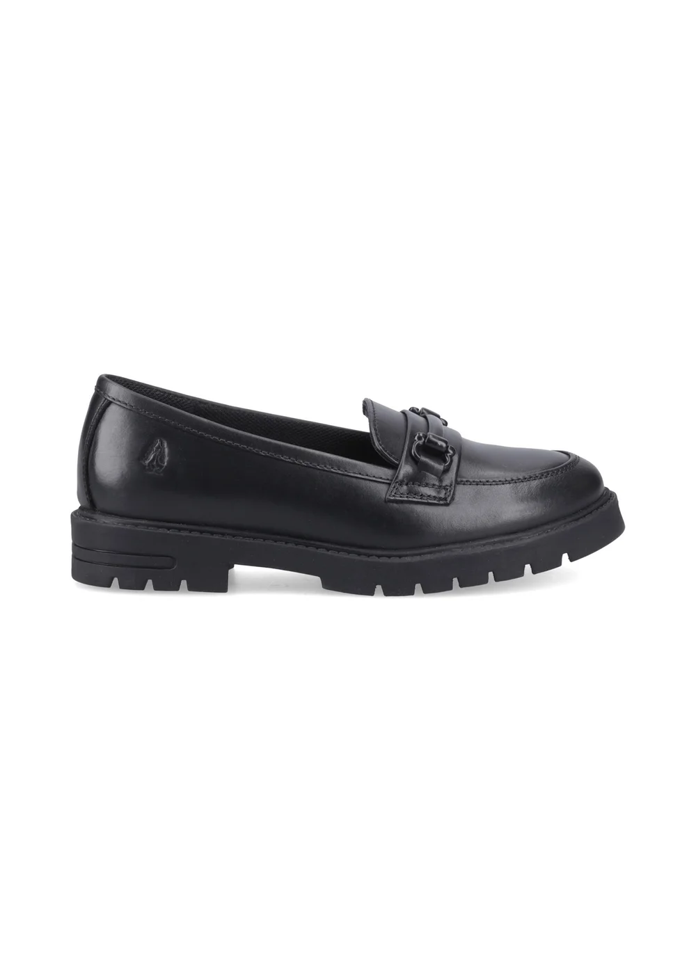 Hush Puppies Black Hazel Snaffle Loafer (7-15 Years) - 4 Infants Image 1