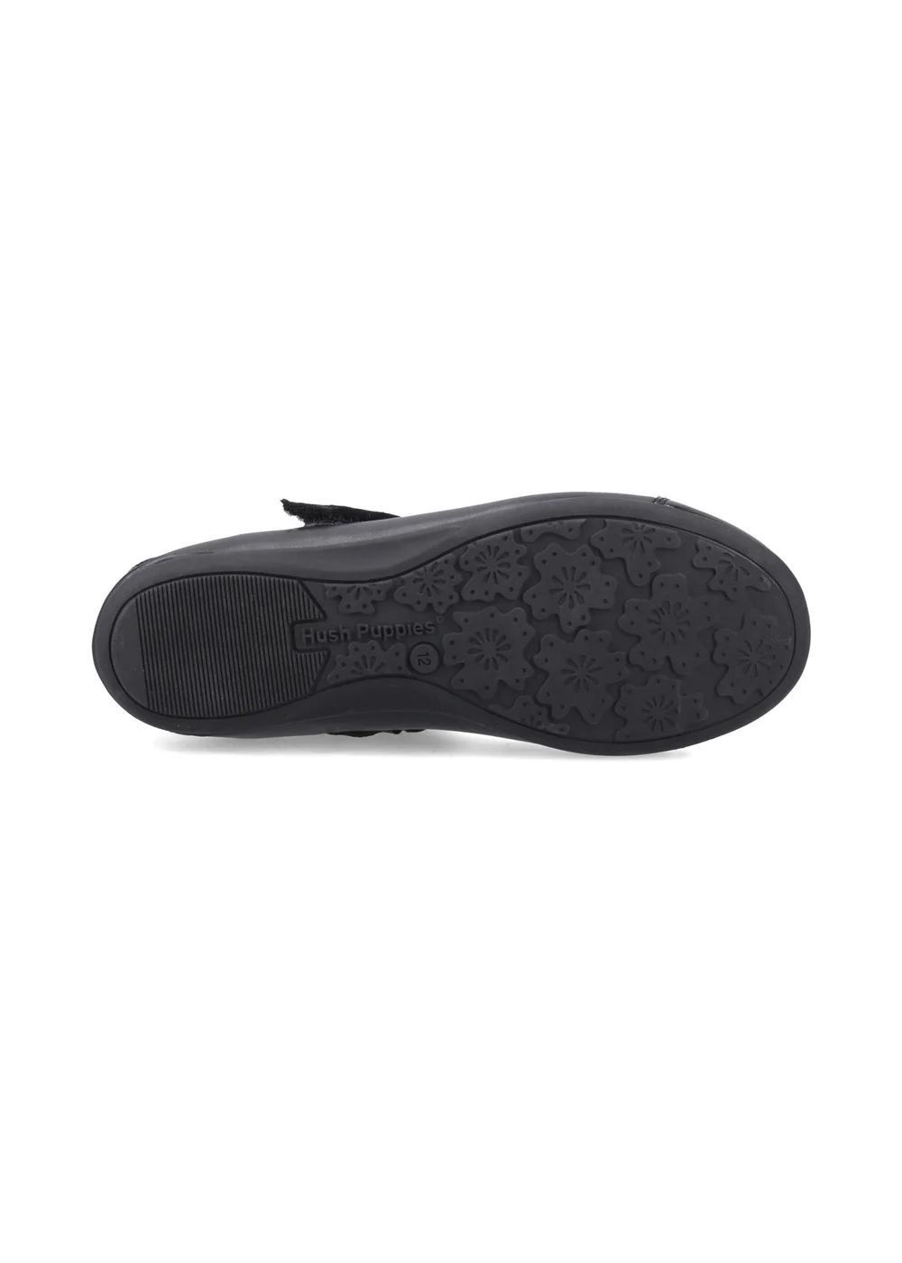 Hush Puppies Black Lottie Ballerina Snr (10-14 Years) - Size 3 Infants Footwear Image 4