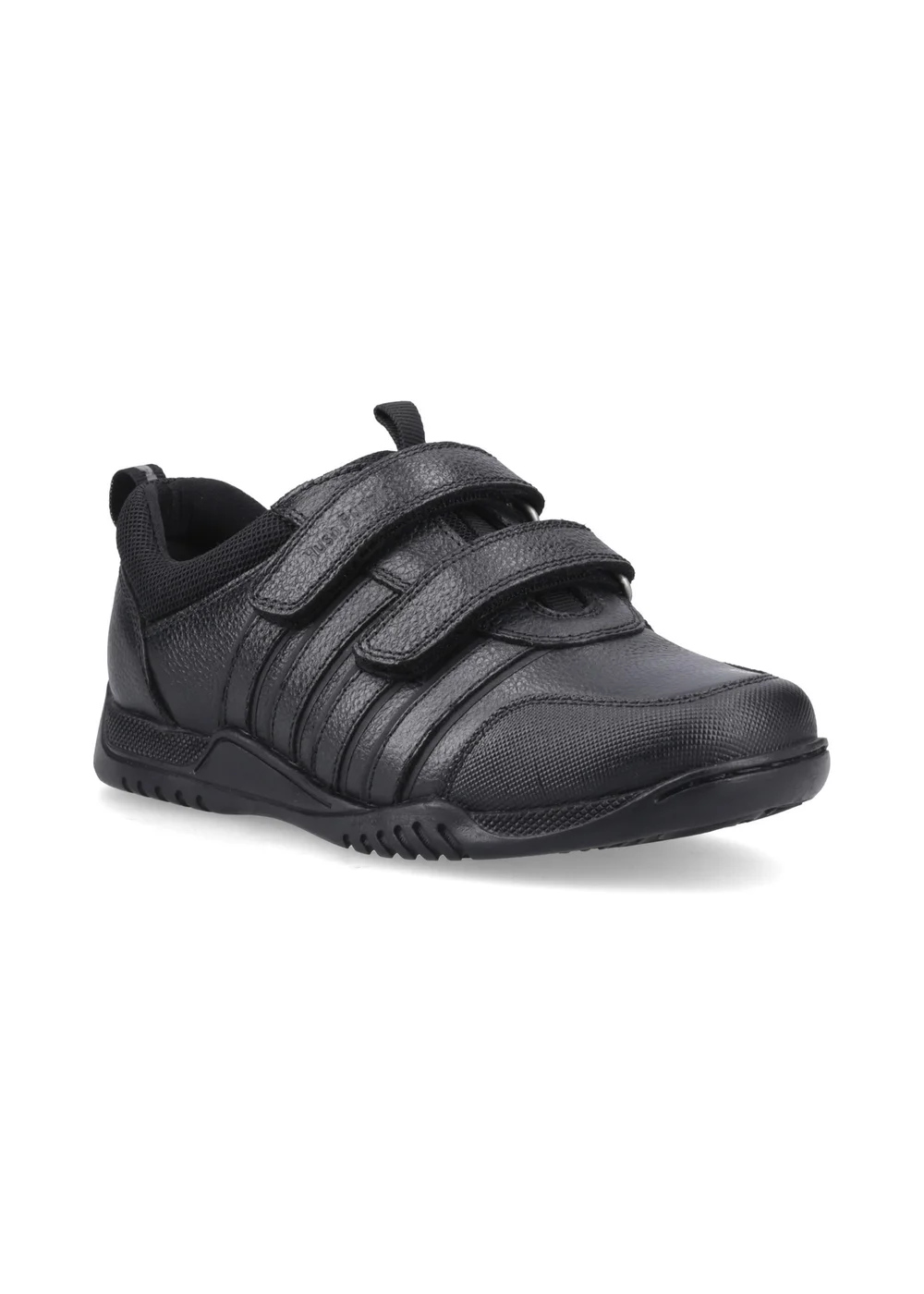 Hush Puppies Black Josh Touch Fasten 2 Snr (10-15 Years) - 6 Infants Image 2