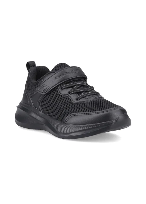 Hush Puppies Black Marty Trainer Snr (10-16 Years) - 7 Infants Image 2