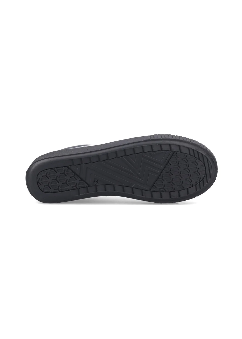 Hush Puppies Black Patent Evelyn Lace Trainer (4-10 Years) - 2 Infants Image 4