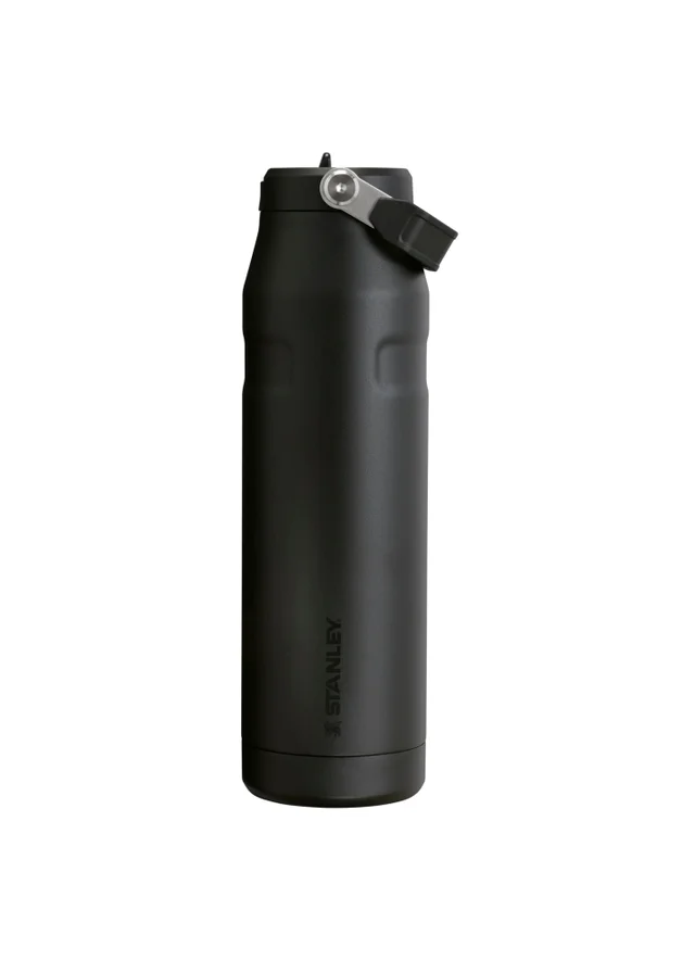 Stanley Black IceFlow Bottle Flip Straw Water Bottle (1.06L)