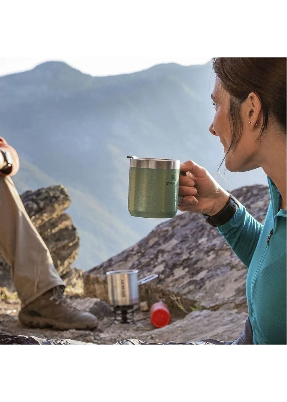 Stanley Black Stay Hot Camp Mug (350ml) - One Size Image 4
