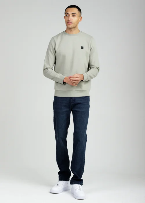 Tokyo Laundry Green Essential Brushed Fleece Crew Sweatshirt - L Image 5