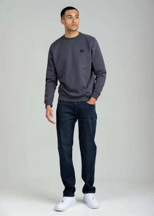 Tokyo Laundry Grey Essential Brushed Fleece Crew Sweatshirt - 2XL Image 4