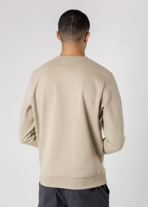 Tokyo Laundry Beige Essential Brushed Fleece Crew Sweatshirt - L Image 2