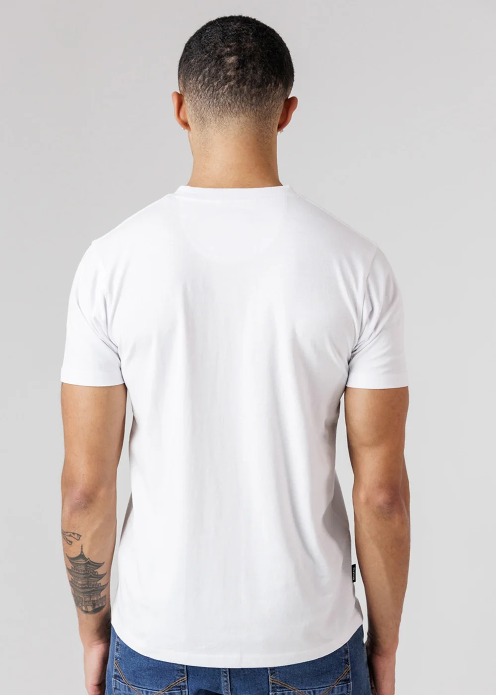 Firetrap Multi 3 Pack Regular Fit Cotton Pocket Tees - M Image 3