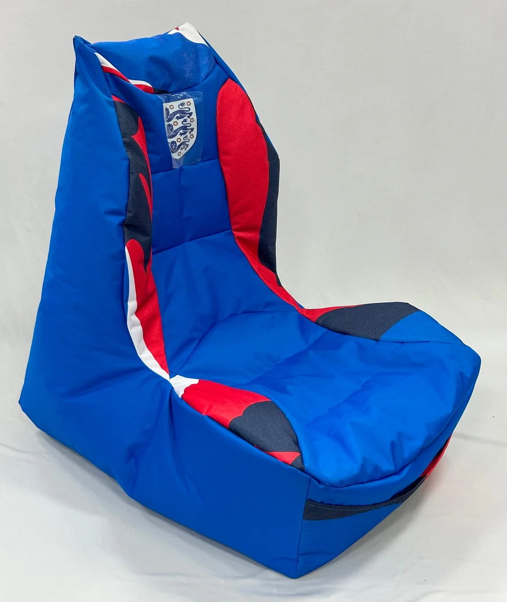 Kaikoo England FA Football Bucket Chair Blue Print - One Size Image 2