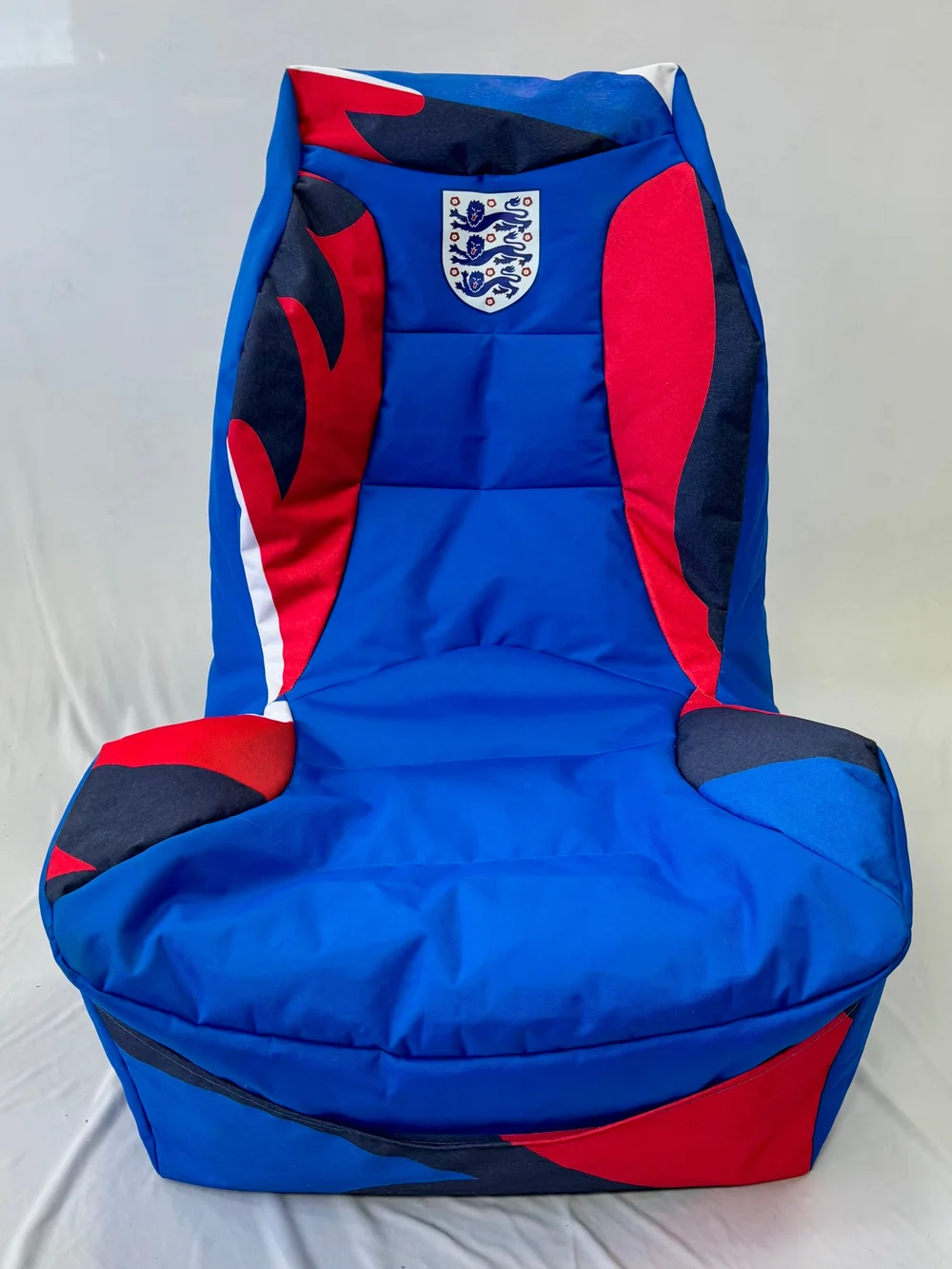 Kaikoo England FA Football Bucket Chair Blue Print - One Size Image 1