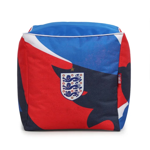Kaikoo England FA Football Blue Top Cube Printed Sides