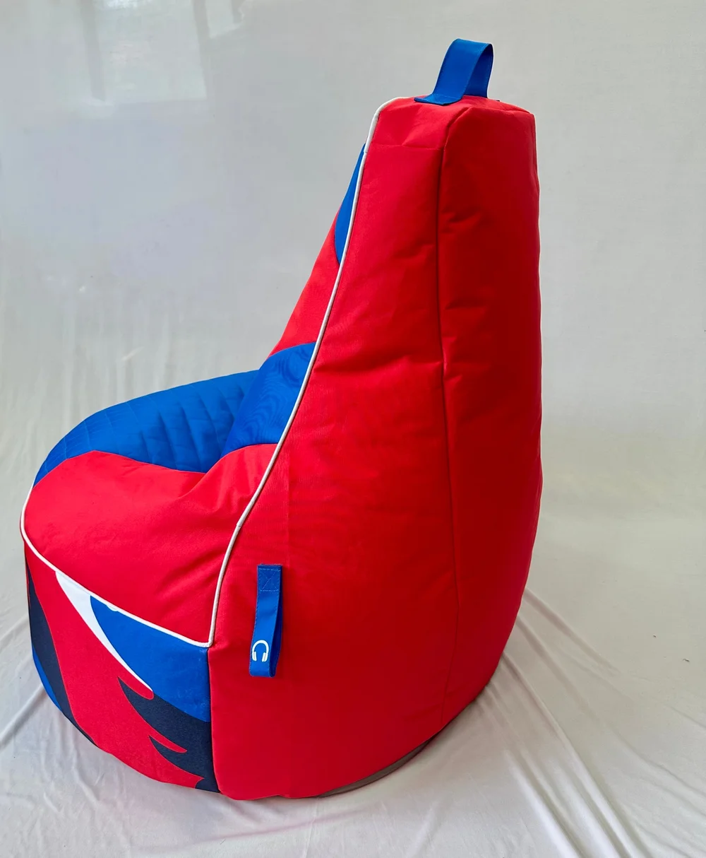 Kaikoo England FA Football Large XL Gamer Chair Red Print Base - One Size Image 4