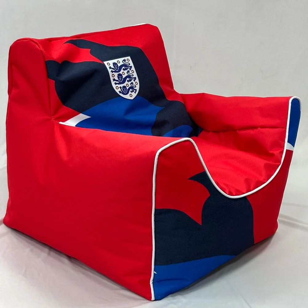 Kaikoo England FA Football Funzee Seat Red Print Base - One Size Image 2