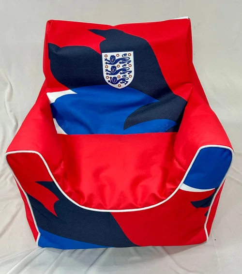Kaikoo England FA Football Funzee Seat Red Print Base - One Size Image 3