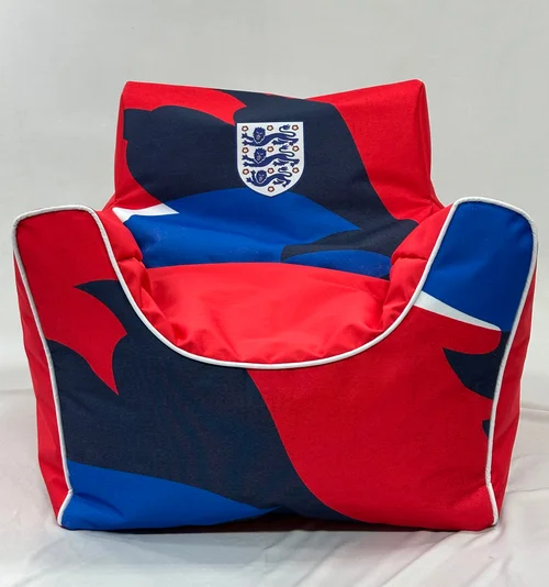 Kaikoo England FA Football Funzee Seat Red Print Base - One Size Image 1