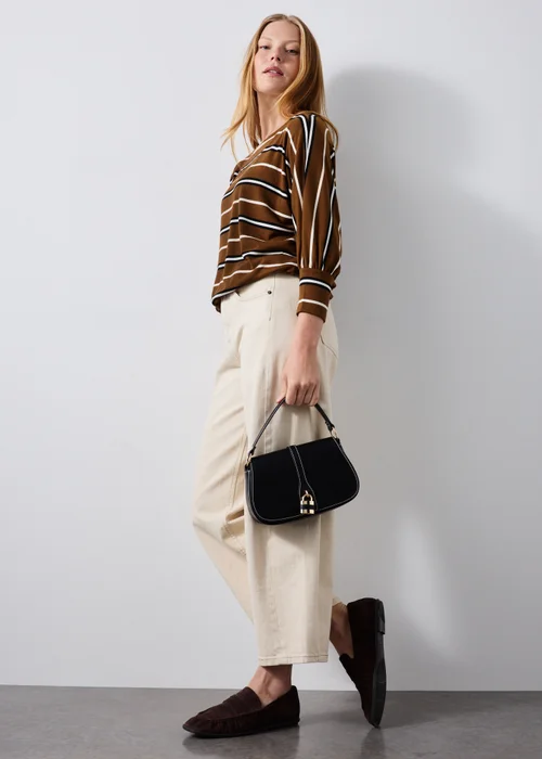 Ginger Striped Soft Knitted Jumper - XS Image 4