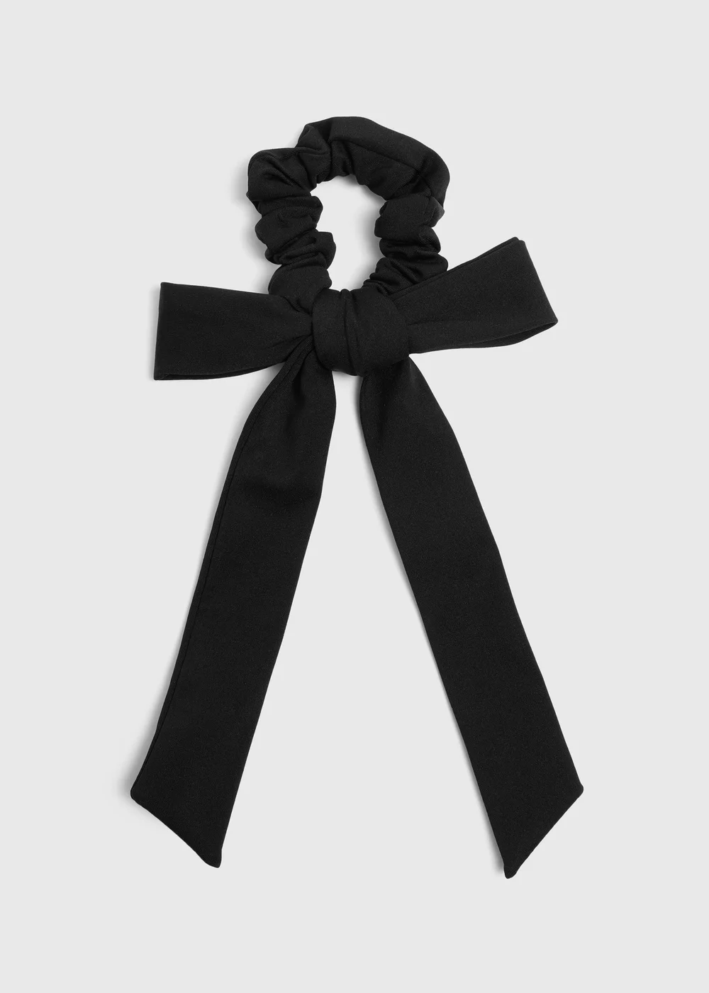 Souluxe Black Bow Scrunchie Image 1