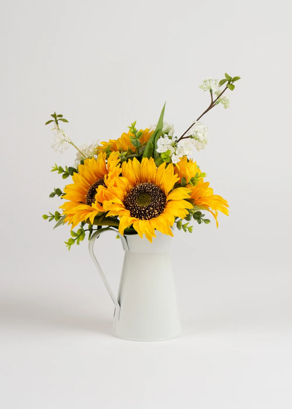 Scottish Everlastings Sunflowers in Tin Pot 43cm - One Size Image 2