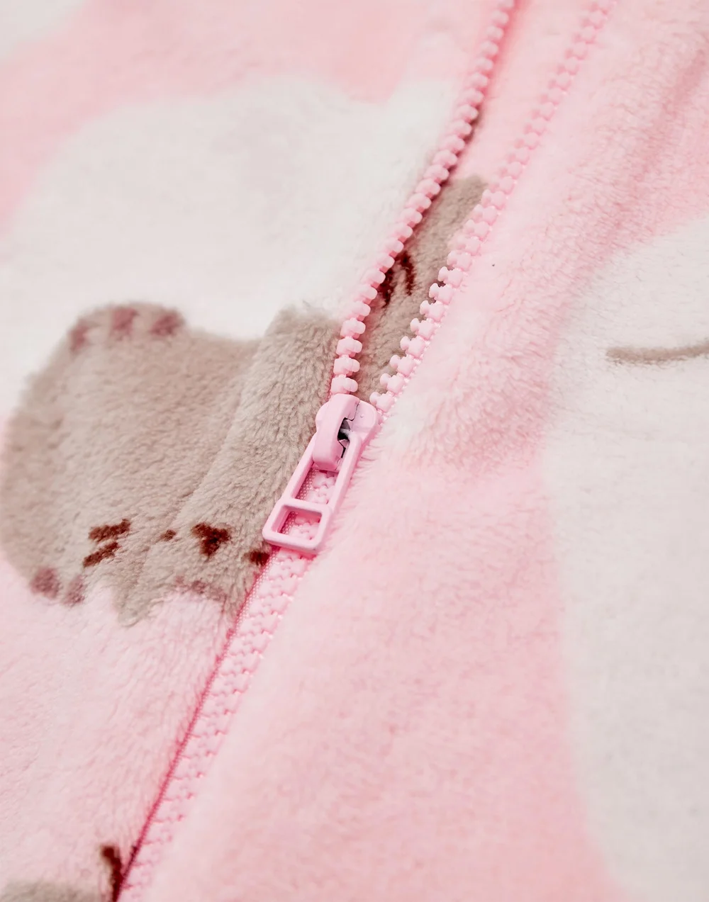 Pusheen Girls Pink All-Over Print With Novelty Ears Onesie (9-14 Years) - 11-12 Yrs Image 4