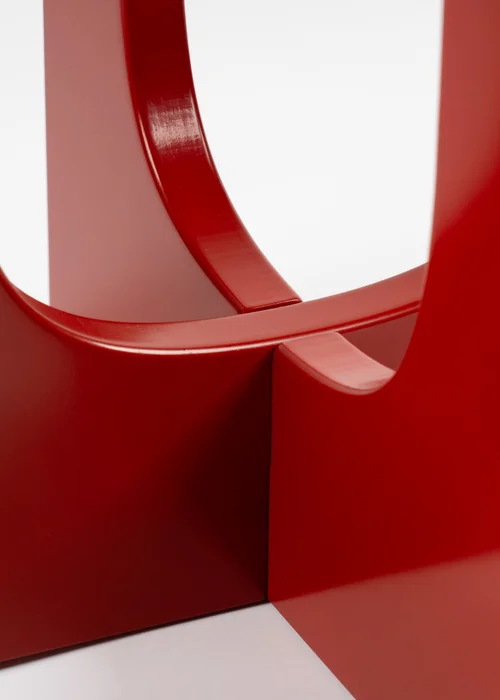 Scottish Everlastings Red Round Side Table - One Size Image 3
