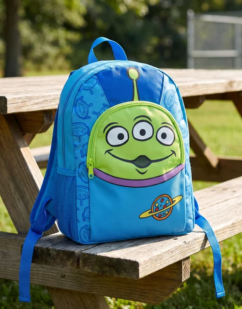 Disney Toy Story Unisex Kids Blue Alien Backpack (One Size) - One Size Image 1