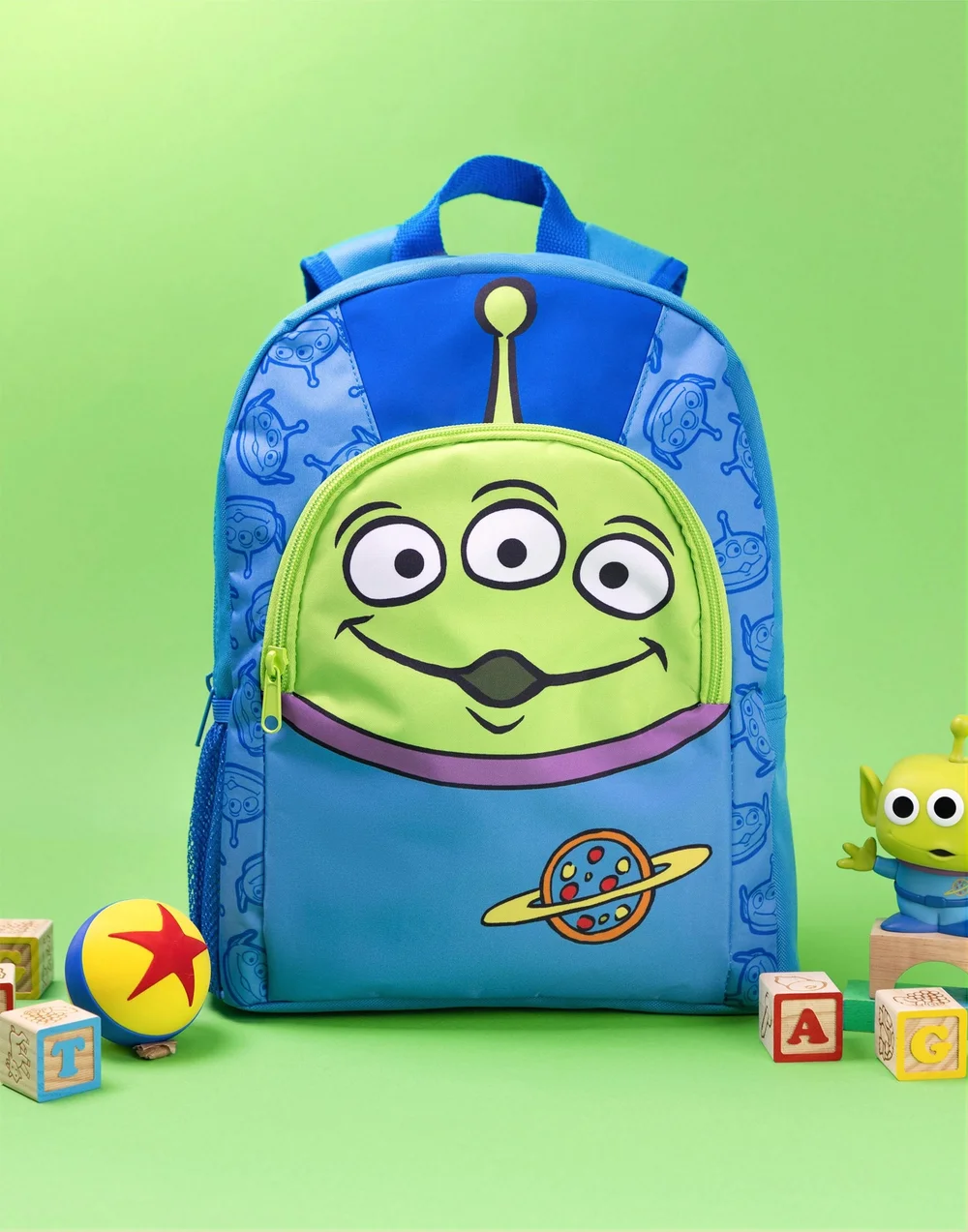 Disney Toy Story Unisex Kids Blue Alien Backpack (One Size) - One Size Image 2