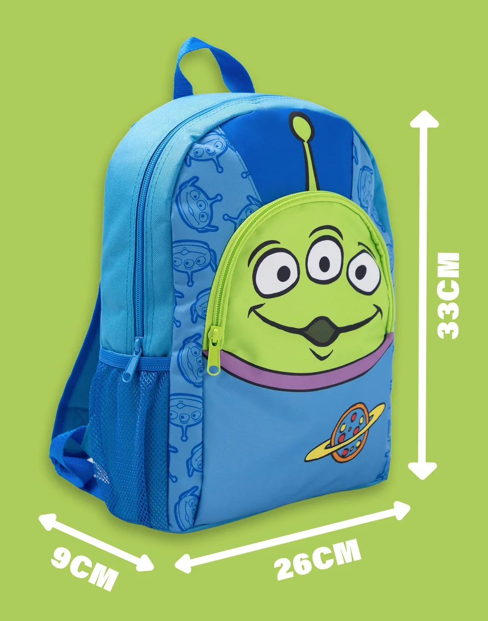 Disney Toy Story Unisex Kids Blue Alien Backpack (One Size) - One Size Image 5