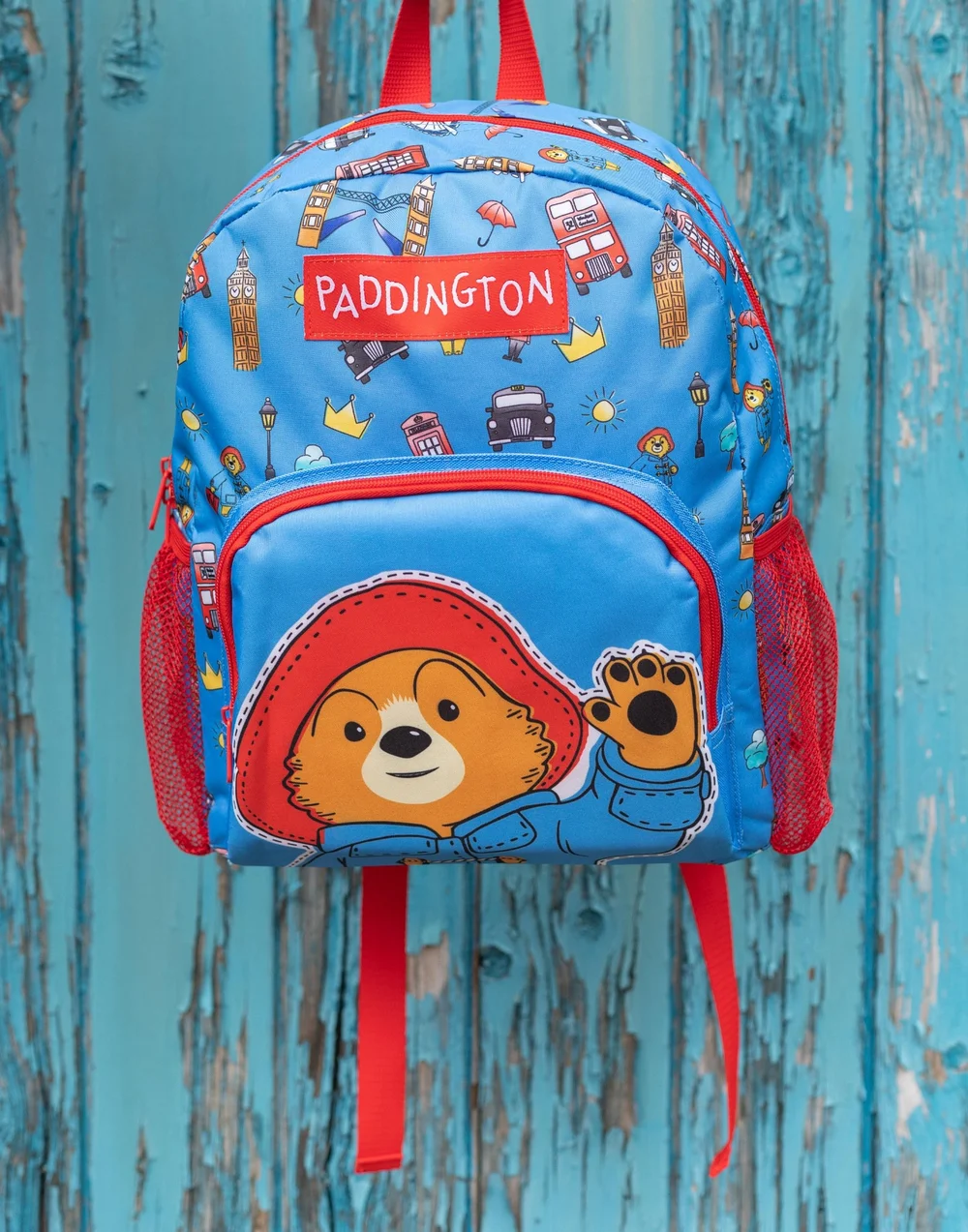 Paddington Bear Unisex Kids Blue Character Face Backpack (One Size) - One Size Image 1