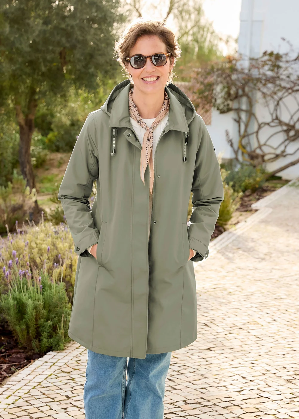 Cotton Traders Soft Khaki Weatherproof Jacket - 10 Image 1
