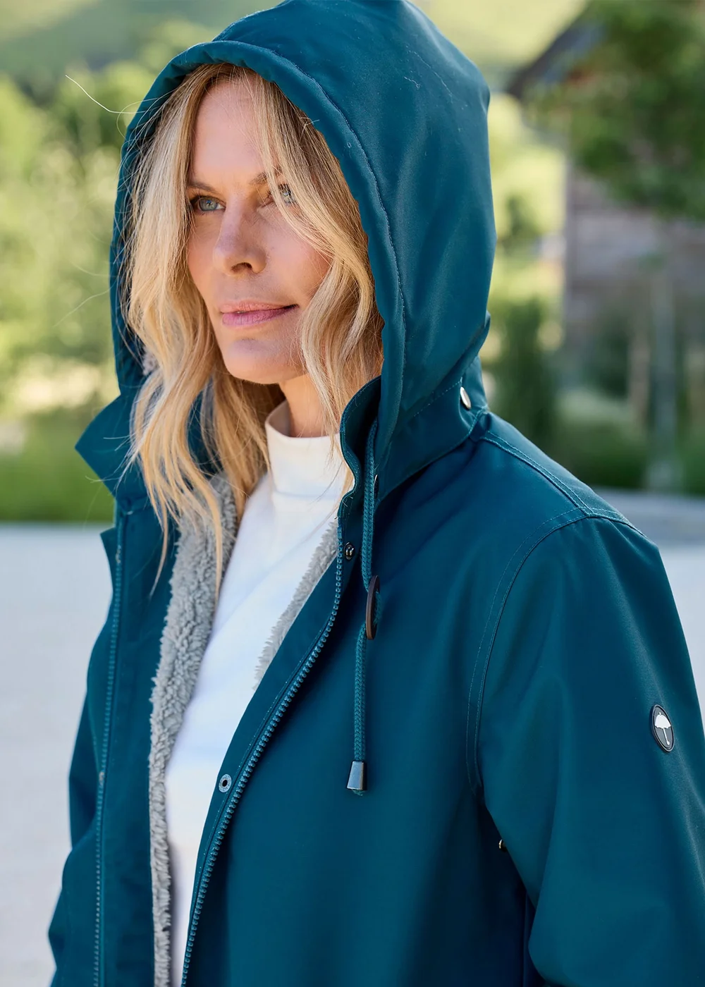 Cotton Traders Jade All Weather Fleece Lined Waterproof Coat - 12 Image 4