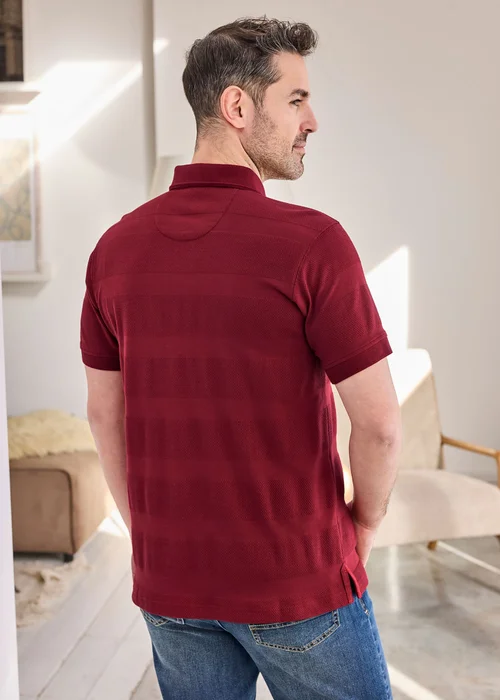 Cotton Traders Ruby Textured Luxury Polo Shirt - 5XL Image 2