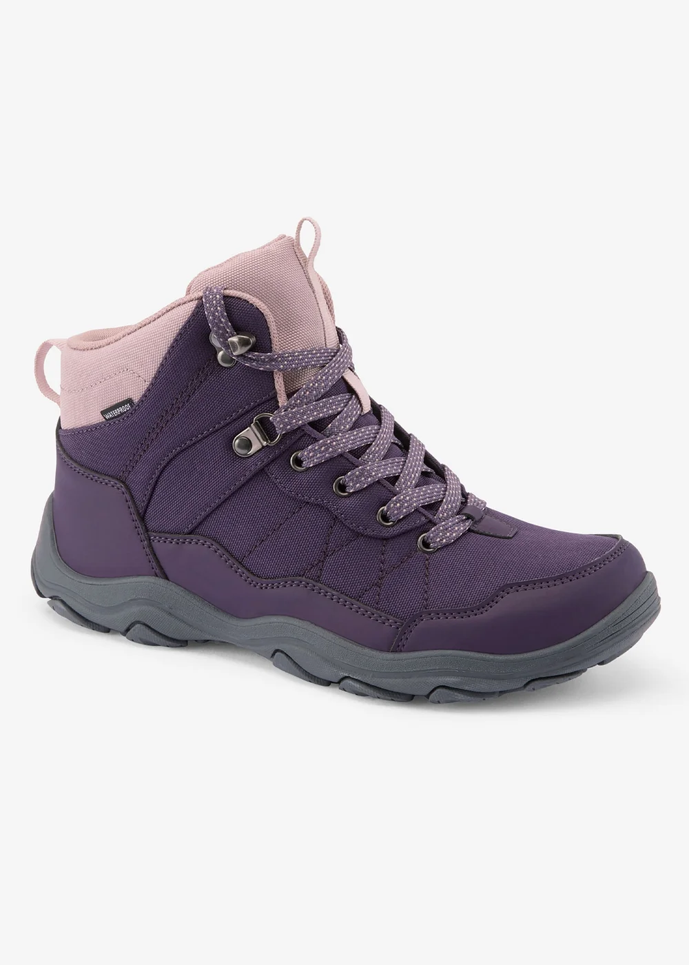 Cotton Traders Blackcurrant Waterproof Ramble Boots - 8 Image 1