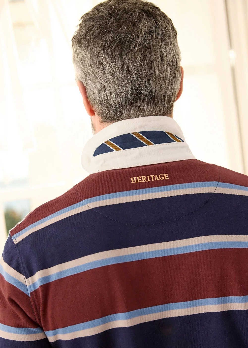 Cotton Traders Mahogany Heritage Long Sleeve Rugby Shirt - 36/L27 Image 4