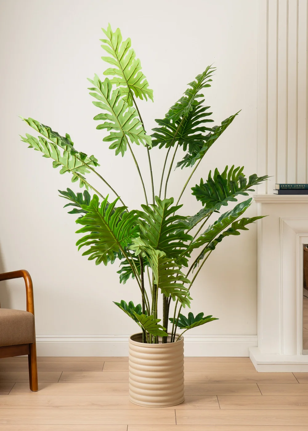 Scottish Everlastings Real Touch Philodendron Tree 175cm - One Size Image 1