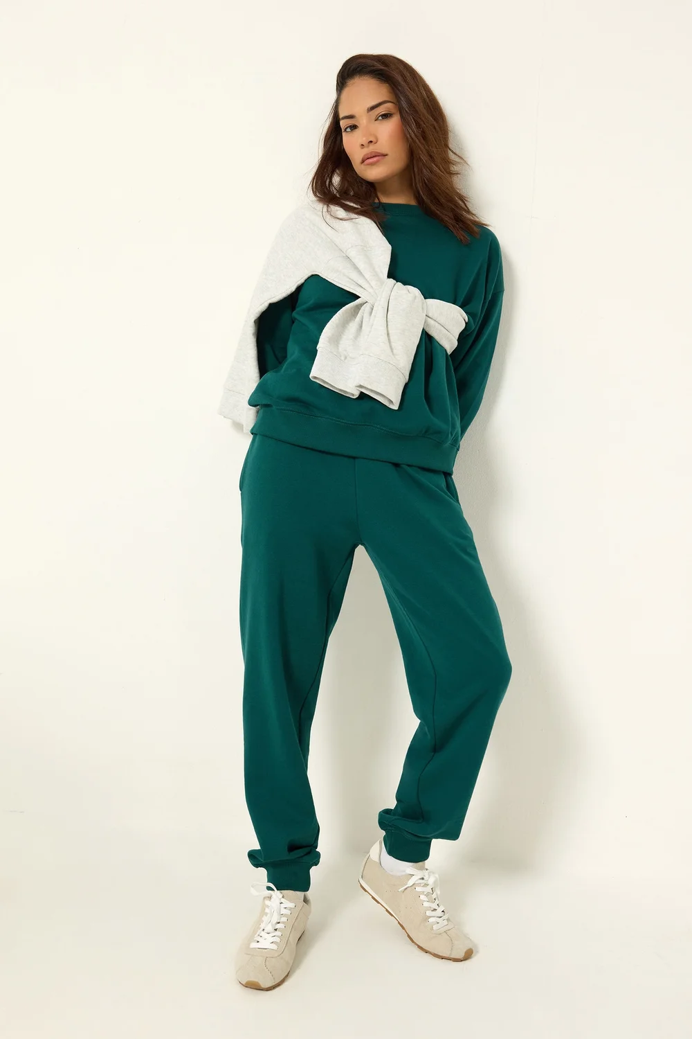 PixieGirl Petite Forest Green Cuffed Joggers - 12/L27 Image 1