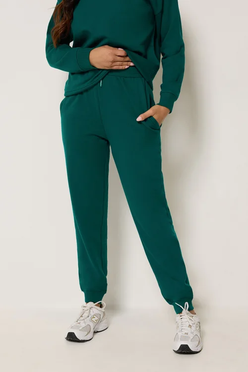 PixieGirl Petite Forest Green Cuffed Joggers - 12/L27 Image 3