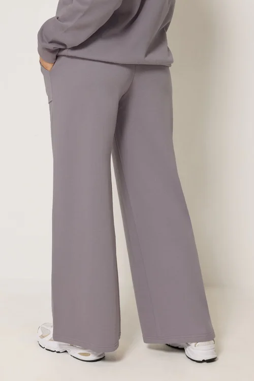 PixieGirl Petite Lilac Purple Wide Leg Joggers - 8/L27 Image 3