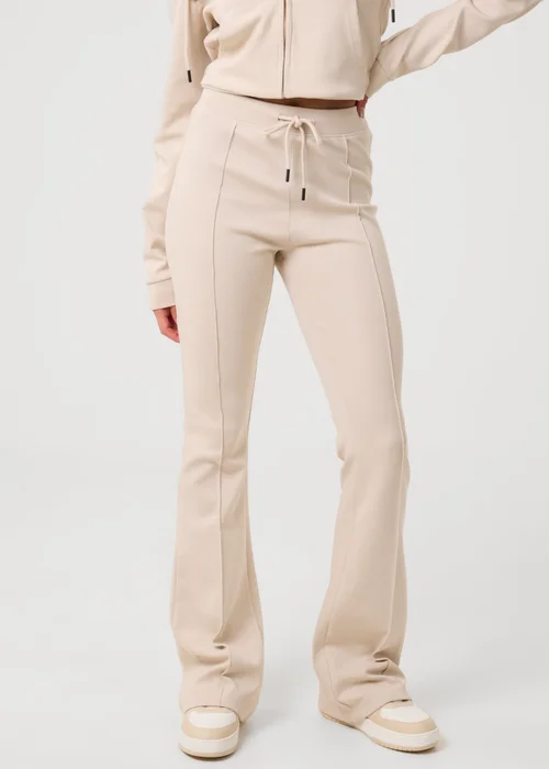 Pink Vanilla Stone Pin Tuck Jersey Flares - L Image 2
