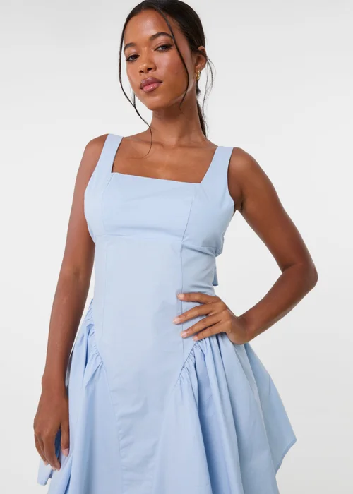 Pink Vanilla Blue Bow Back Mini Dress - 12 Image 4