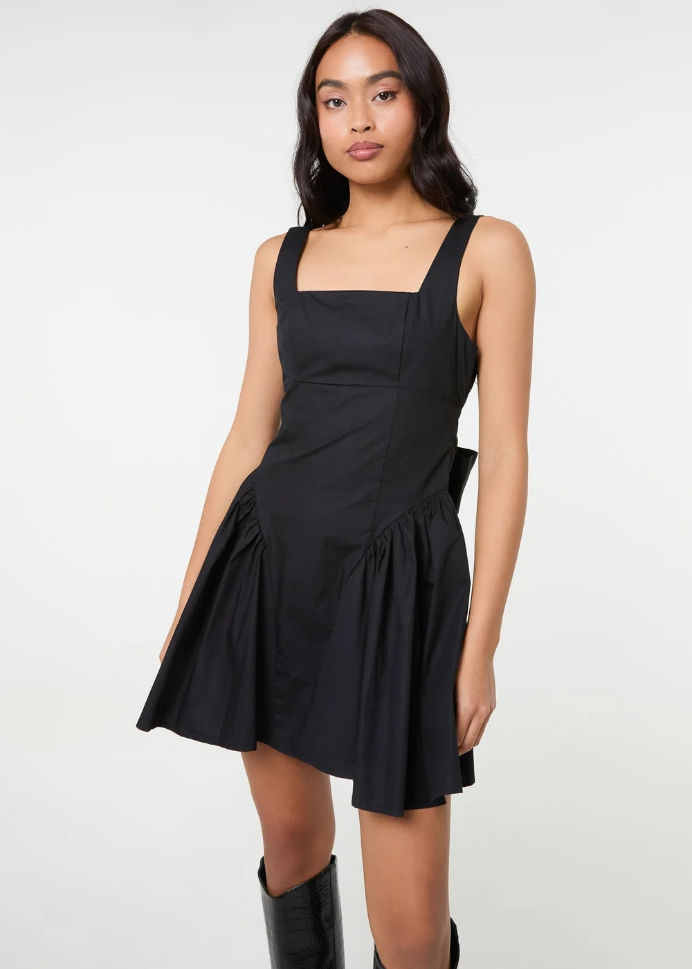 Pink Vanilla Black Bow Back Mini Dress - 10 Image 3