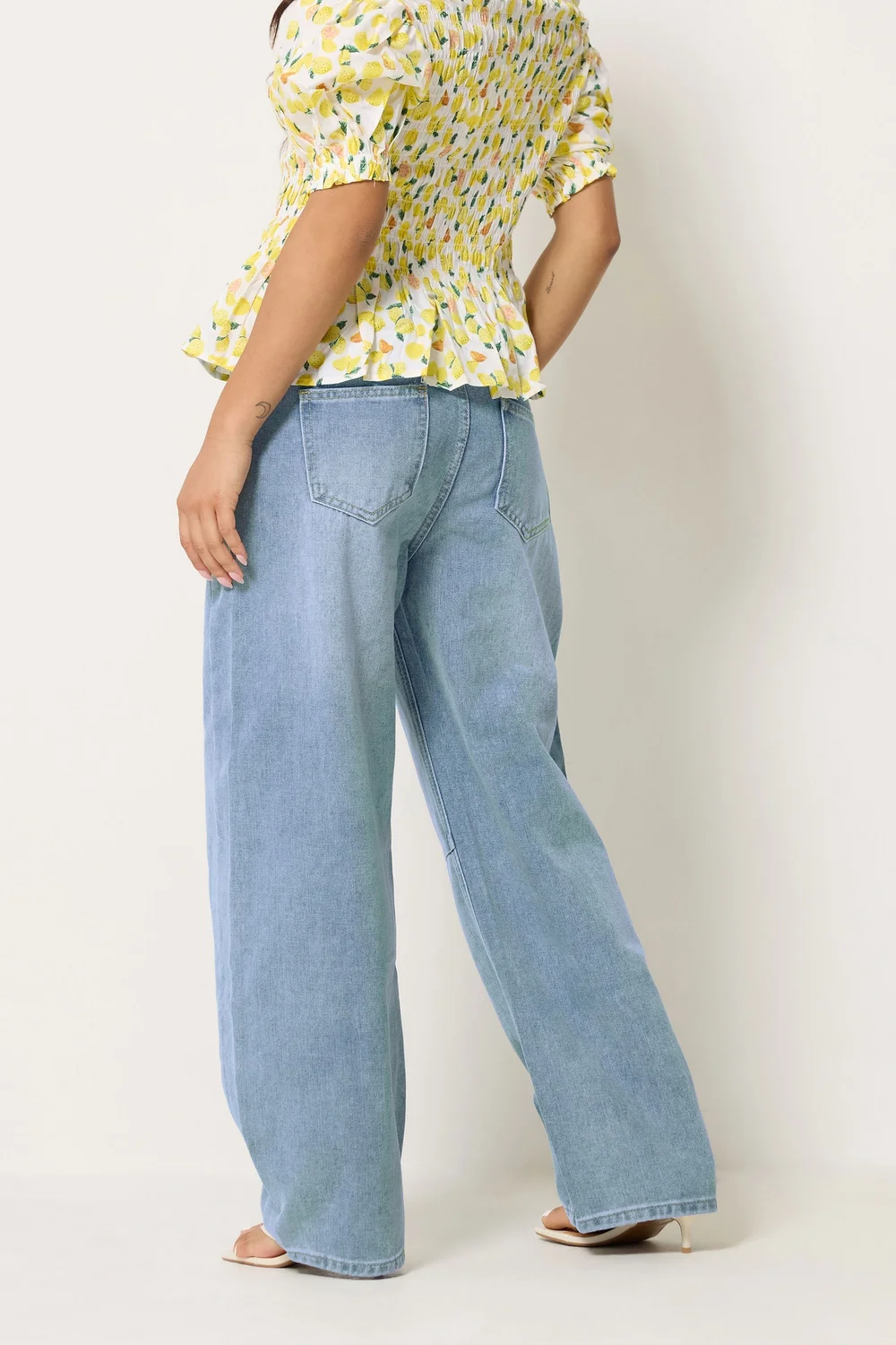 PixieGirl Petite Light Blue Balloon Jeans - 14/L27 Image 5