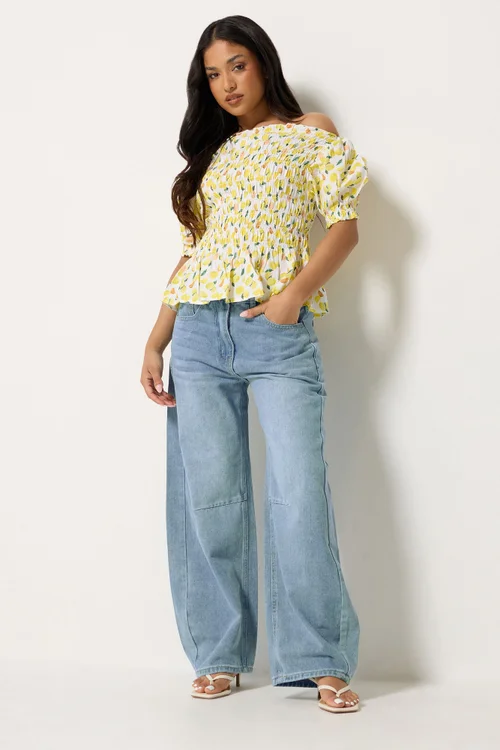 PixieGirl Petite Light Blue Balloon Jeans - 14/L27 Image 3