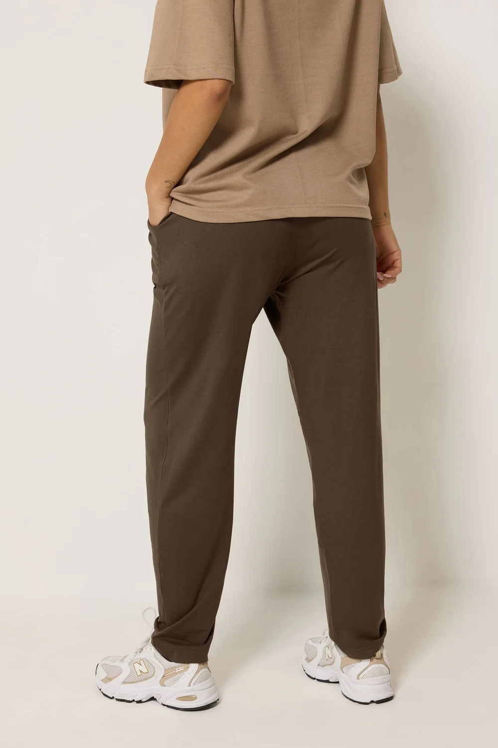 PixieGirl Petite Chocolate Brown Harem Trousers - 14/L27 Image 5