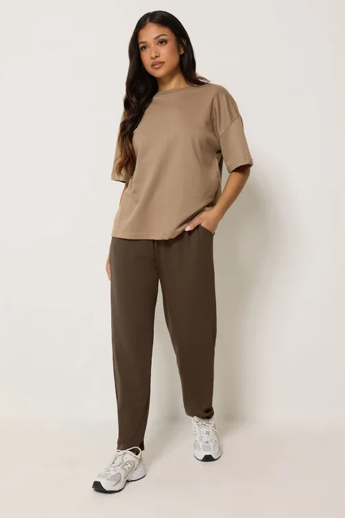 PixieGirl Petite Chocolate Brown Harem Trousers - 14/L27 Image 1